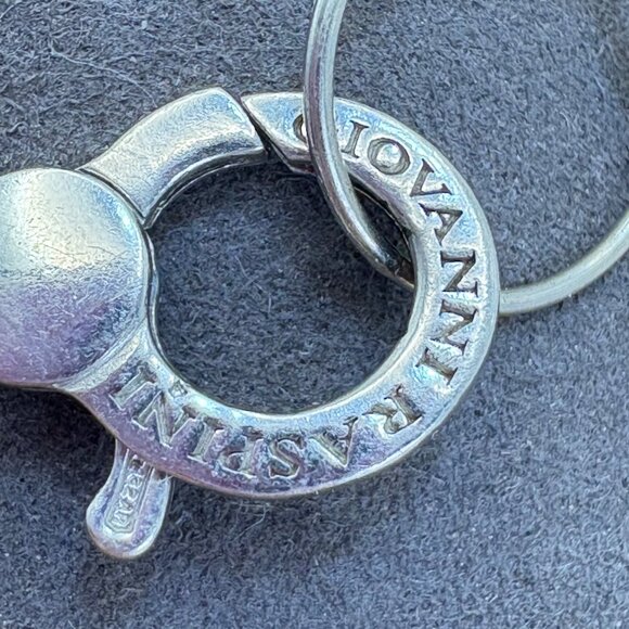 VTG Solid Sterling Silver 925 Round Link Chain Bracelet Size 7-8" Length - Picture 4 of 9